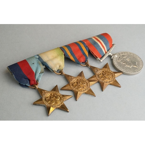 81 - A British Military World War Two Full Size Medal Group Of Four To Include The 1939-1945 British War ... 