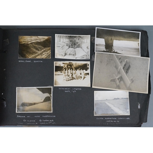 114 - An Photograph Album With Contents To Include R.A.F. In India 1945-1947 Together With A Quantity Of R... 