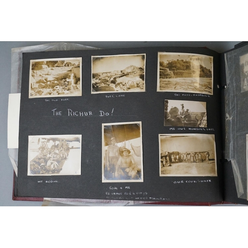 114 - An Photograph Album With Contents To Include R.A.F. In India 1945-1947 Together With A Quantity Of R... 