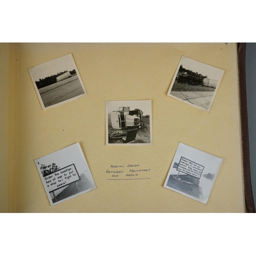 115 - Two Photograph Albums With Contents Of British Military Police In Berlin Germany 1948-1950 Post Worl... 