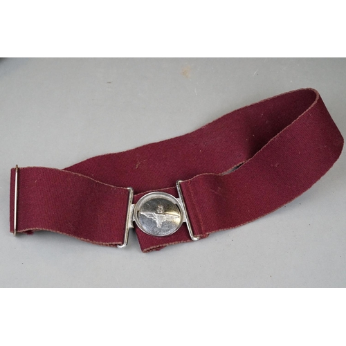 122 - A Collection of British Military Stable Belts To Include Two Parachute Regiment Examples.