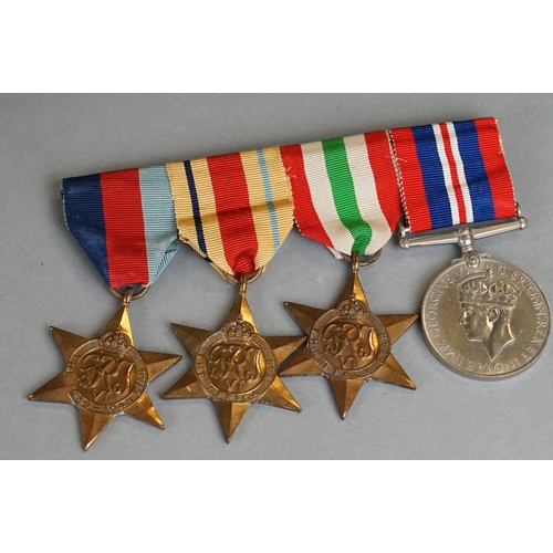 127 - Two British Military Full Size Medal Groups Issued To Brother, The First Group Comprising Of The 193... 