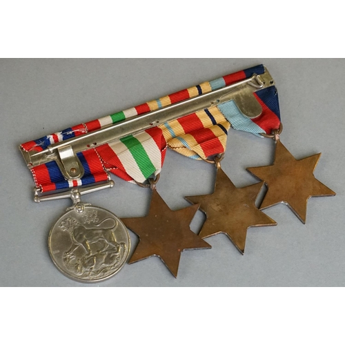 127 - Two British Military Full Size Medal Groups Issued To Brother, The First Group Comprising Of The 193... 