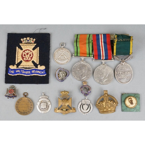 128 - Two British Military Full Size Medal Groups To Include World War One And World War Two Issued Within... 