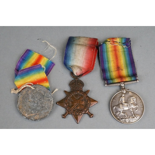 128 - Two British Military Full Size Medal Groups To Include World War One And World War Two Issued Within... 