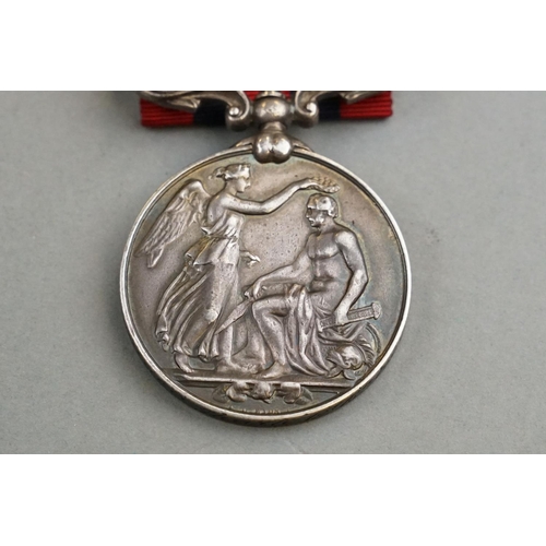 100A - A Victorian Full Size British India General Service Medal With Waziristan 1894-5 Clasp, Correctly Na... 