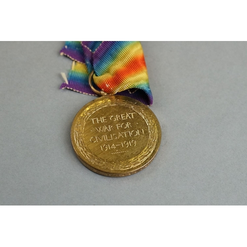 130A - A Full Size British World War One Medal Trio To Include The Great War Of Civilisation Victory Medal,... 