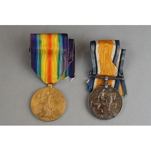 145A - A British World War One Full Size Medal Pair To Include The Great War Of Civilisation Victory Medal ... 