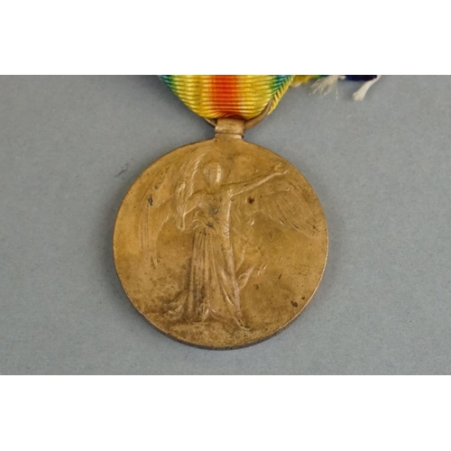 145A - A British World War One Full Size Medal Pair To Include The Great War Of Civilisation Victory Medal ... 