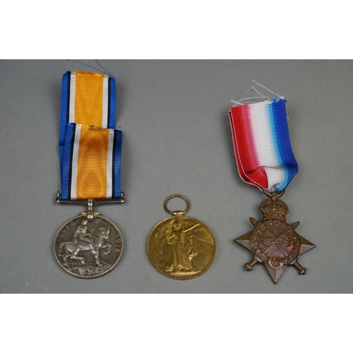 150A - A Full Size British World War One Medal Trio To Include The Great War Of Civilisation Victory Medal,... 