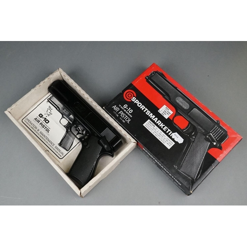 153 - A Sportsmarketing G.10 18 Shot .177 CAL. / 4.5mm BB Repeater Air Pistol In Original Box.