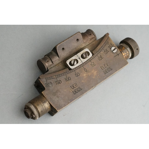 158 - A World War Two Mk IV Clinometer Sight C. 3617-C COS.330G.A., Dated 1943 And Marked With The Broad A... 