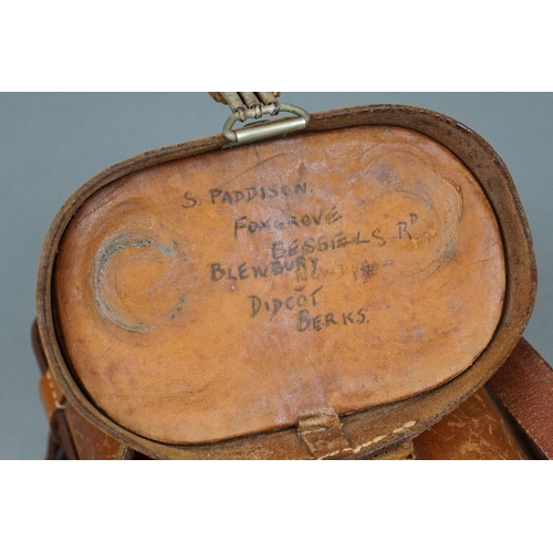 160 - A Cased Pair Of Early German Military Binoculars, Marked C.P. Goerz, Berlin, D.R.G.M.