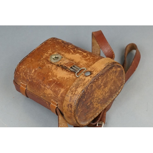 160 - A Cased Pair Of Early German Military Binoculars, Marked C.P. Goerz, Berlin, D.R.G.M.