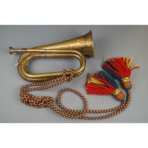 163 - A British Military Issued Bugle By B.B.I.M Ltd Of Manchester, England, Dated For 1971 And Marked Wit... 