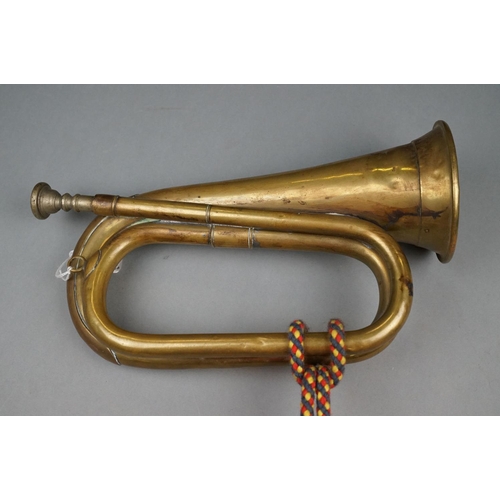 163 - A British Military Issued Bugle By B.B.I.M Ltd Of Manchester, England, Dated For 1971 And Marked Wit... 