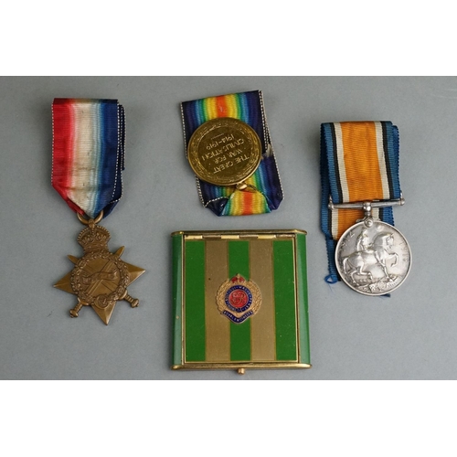 165A - A British Full Size World War One Medal Trio To Include The Great War Of Civilisation Victory Medal,... 