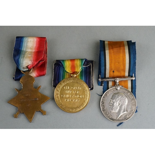 165A - A British Full Size World War One Medal Trio To Include The Great War Of Civilisation Victory Medal,... 