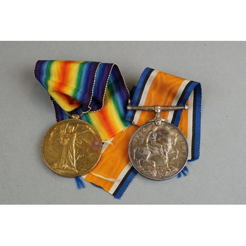 20A - A British Full Size World War One Medal Pair To Include The Great War Of Civilisation Victory Medal ... 