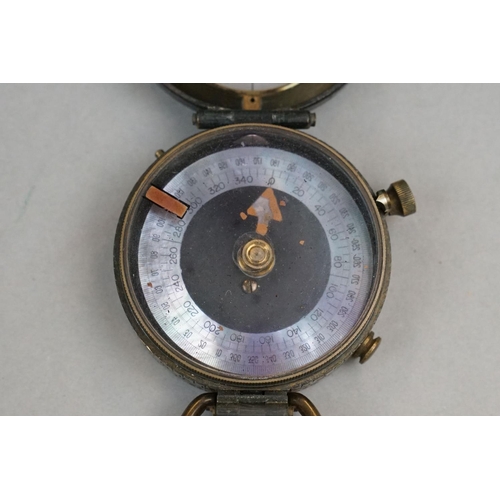 255 - A British World War One Military Marching Compass By Short And Mason Ltd Of London, No.43326, Dated ... 