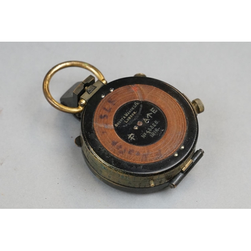 255 - A British World War One Military Marching Compass By Short And Mason Ltd Of London, No.43326, Dated ... 