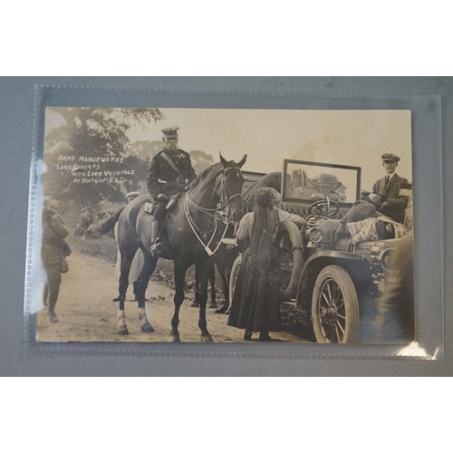 363 - A Collection Of Approx Twenty Mainly World War One Real Photo Postcards To Include Local Wiltshire I... 