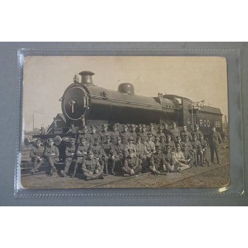 363 - A Collection Of Approx Twenty Mainly World War One Real Photo Postcards To Include Local Wiltshire I... 