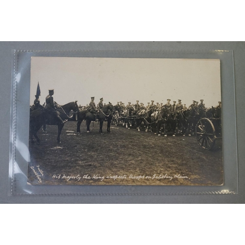 363 - A Collection Of Approx Twenty Mainly World War One Real Photo Postcards To Include Local Wiltshire I... 