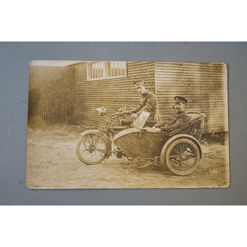 363 - A Collection Of Approx Twenty Mainly World War One Real Photo Postcards To Include Local Wiltshire I... 