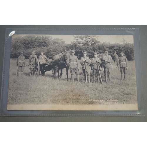 364 - A Collection Of Approx Twenty Mainly World War One Real Photo Postcards To Include Local Wiltshire I... 