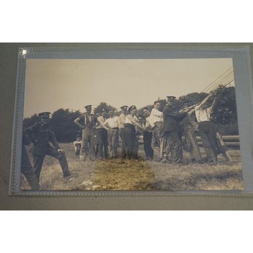 364 - A Collection Of Approx Twenty Mainly World War One Real Photo Postcards To Include Local Wiltshire I... 