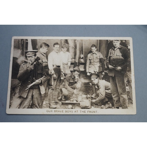 364 - A Collection Of Approx Twenty Mainly World War One Real Photo Postcards To Include Local Wiltshire I... 