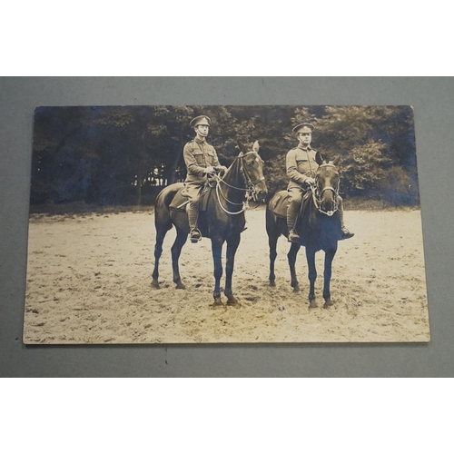 364 - A Collection Of Approx Twenty Mainly World War One Real Photo Postcards To Include Local Wiltshire I... 