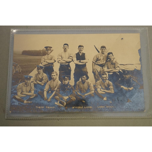 364 - A Collection Of Approx Twenty Mainly World War One Real Photo Postcards To Include Local Wiltshire I... 