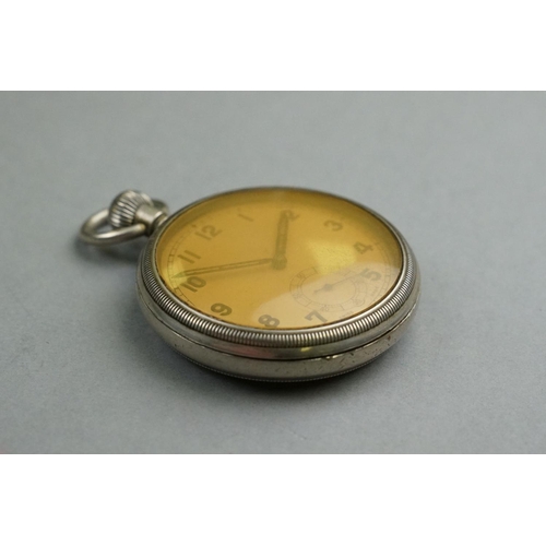 50A - A World War Two British Military Issued GS/TP Pocket Watch, Serial No.056328, Marked With The Britis... 