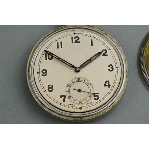 50A - A World War Two British Military Issued GS/TP Pocket Watch, Serial No.056328, Marked With The Britis... 