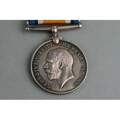 5A - A British Full Size World War One 1914-1918 British War Medal, Named And Issued To No.104517 PTE. A.... 