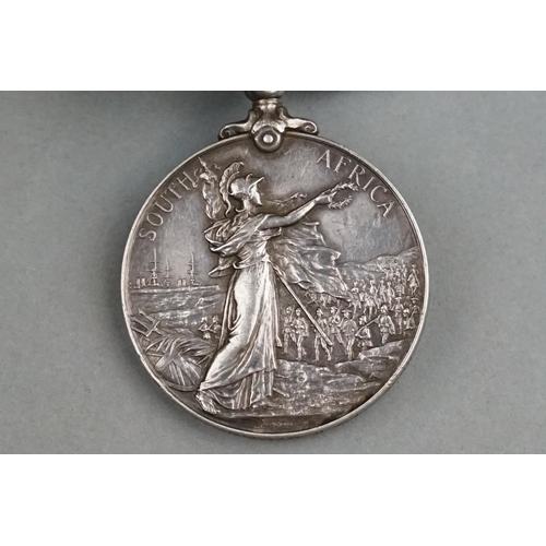 65A - A Full Size Boer War Queens South Africa Medal With Cape Colony And South Africa 1902 Clasps, Named ... 