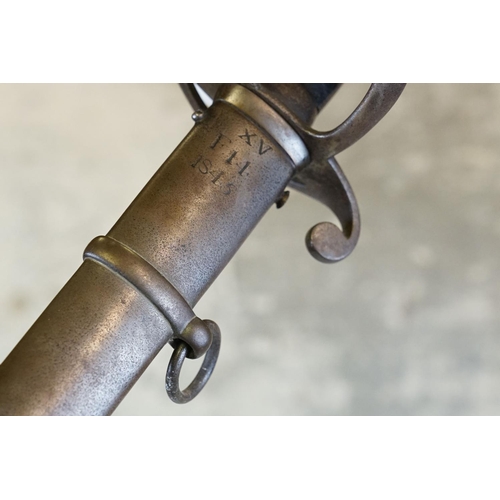 209 - A British 19th Century Military Cavalry Sword, Blade Length Is Approx 89.5cm With An Overall Length ... 