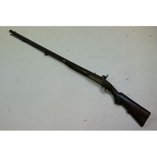 217 - An Antique Muzzle Loading Rifle (A/F).