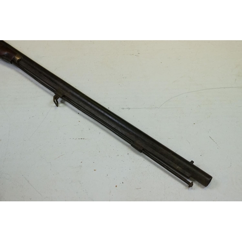 217 - An Antique Muzzle Loading Rifle (A/F).