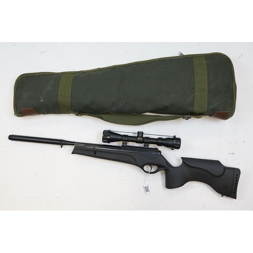 220 - A Contemporary BSA .22 CAL Air Rifle With BSA Essential Telescopic Sight.