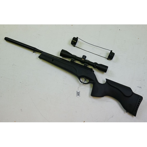 220 - A Contemporary BSA .22 CAL Air Rifle With BSA Essential Telescopic Sight.