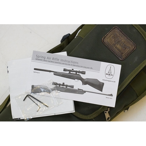 220 - A Contemporary BSA .22 CAL Air Rifle With BSA Essential Telescopic Sight.