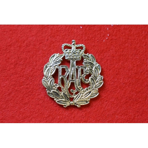 307 - A Collection Of British Military Cap Badges Mounted To Display Board, Regiments Include The Welsh Re... 