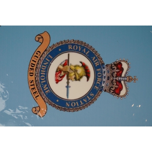 325 - A Collection Of Eight Royal Air Force / RAF Shield Wall Plaques To Include RAF Stanley, RAF Marham, ... 