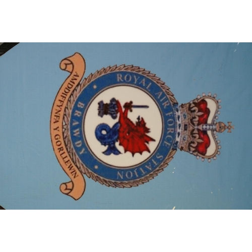 325 - A Collection Of Eight Royal Air Force / RAF Shield Wall Plaques To Include RAF Stanley, RAF Marham, ... 