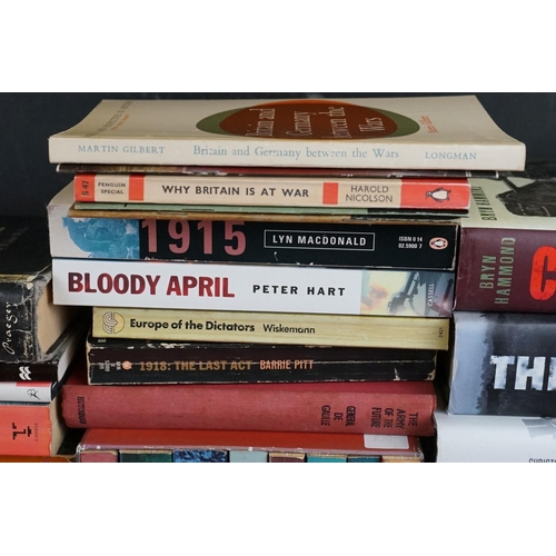 341 - A Collection Of Approx Thirty Military Reference Books To Include The Second World War By J.M. Selby... 