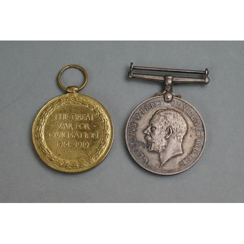 343 - A British World War One Full Size Medal Trio To Include The 1914-1918 British War Medal, The Great W... 