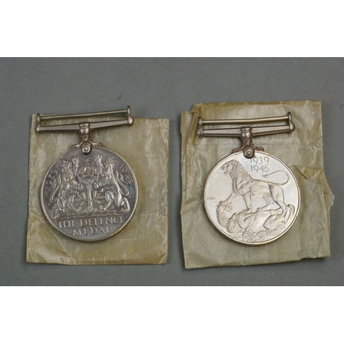 347 - A Full Size British World War Two Medal Group To Include The 1939-1945 British War Medal, The Defenc... 